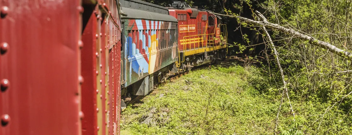 Skunk Train Pudding Creek Express tickets in Fort Bragg, CA