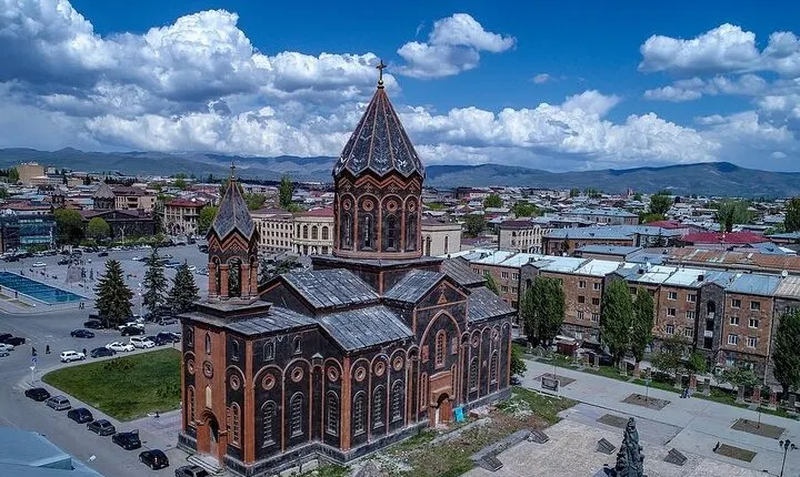 Gyumri City tour, Marmashen Monastery and Akhuryan river