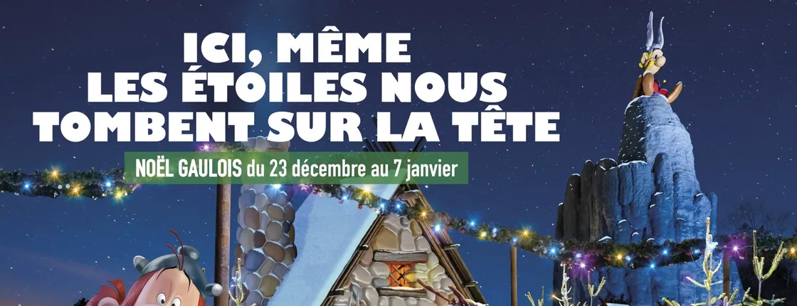 Christmas entrance tickets to Parc Astérix Paris