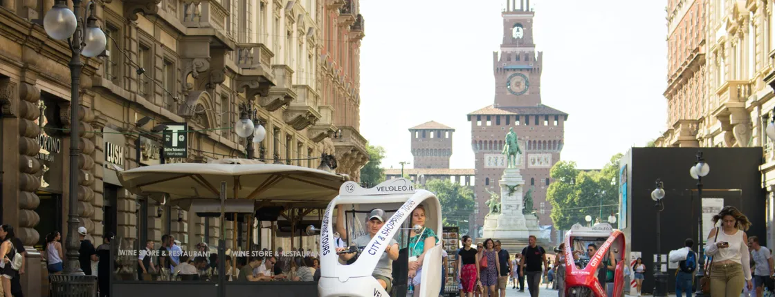 Leonardo da Vinci tour by rickshaw in Milan