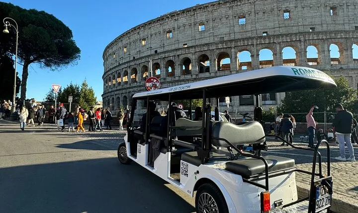 Private Tour of Rome by Golf Cart and Tasting of Typical Dishes