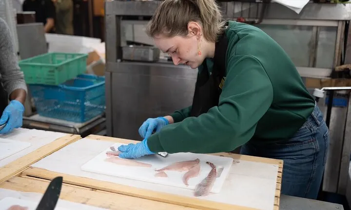 Fish Cutting workshop in Kyoto Japan