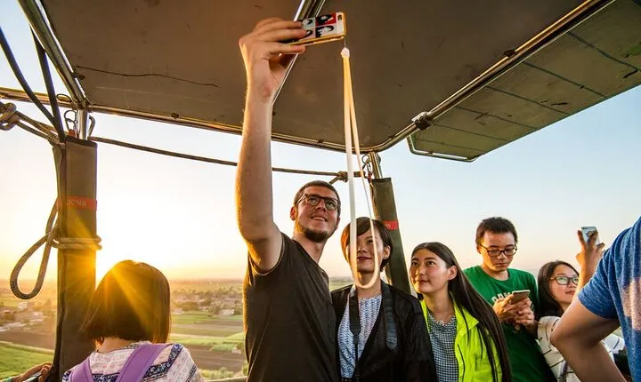 Amazing Hot Air Balloon Ride in Luxor