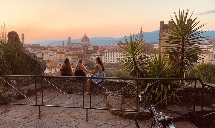 Sunset Bike tour of Florence &Rose Garden & Piazzale Michelangelo