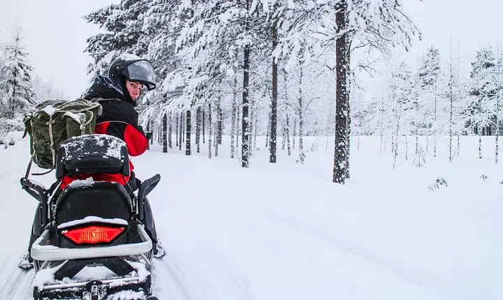 All Day Snowmobile Driving