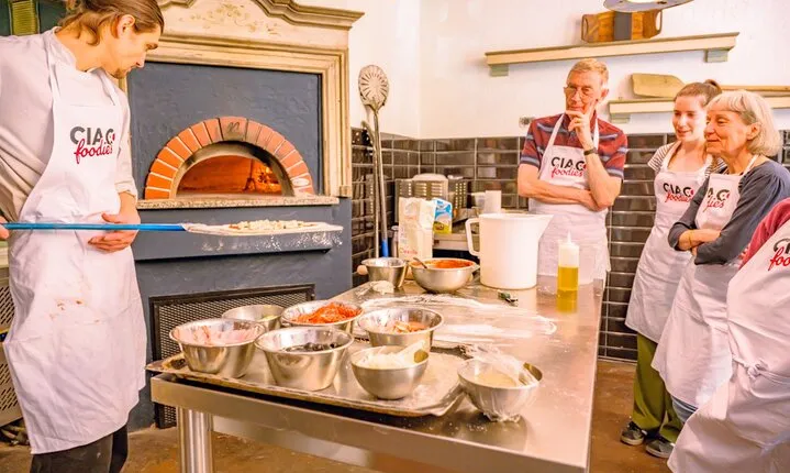 The Italian Way: Pizza and Gelato Class with Unlimited Wine