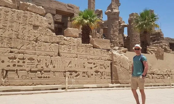over night by train from Cairo to luxor with hot air balloon
