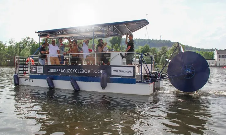 Prague Cycle Boat - The Swimming Beer Bike