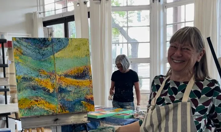 Private Abstract Painting Workshops in Palm Springs