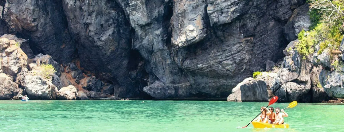 Phang Nga Bay kayak tour with sea caves