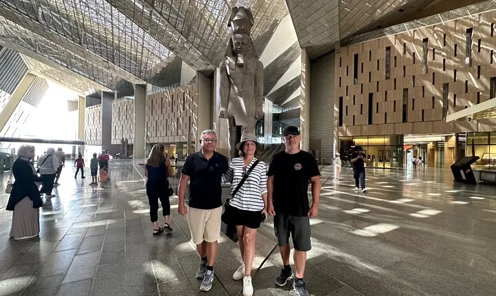 Grand Egyptian Museum, Grand staircase, New Galleries & lunch