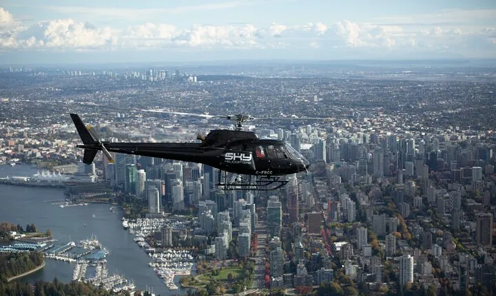 Pre/Post Cruise Helicopter Vancouver City Tour with Hotel Pickup