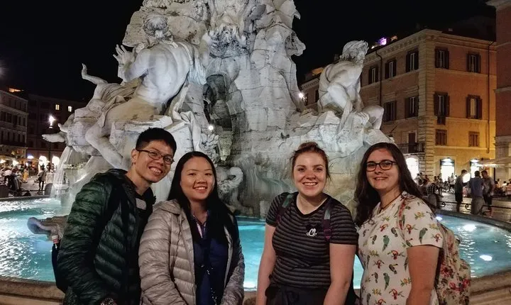Maria's Guided Walking Tour of Rome City Wonders By Night