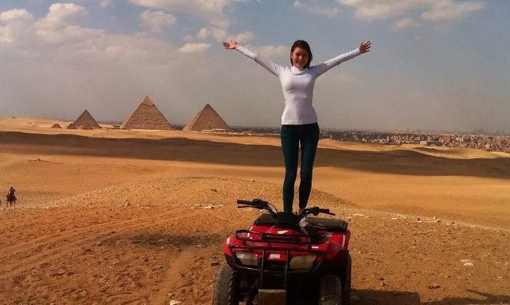 Quad Bike Tour around Giza Pyramids from Cairo