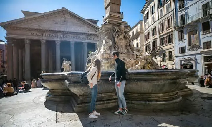 All In One Tour : Roman Highlights - Trevi Fountain Spanish Steps & Pantheon