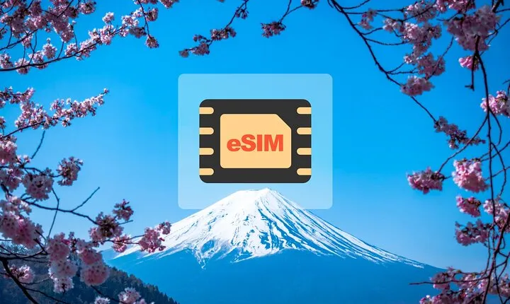 eSIM 4G/5G Data Plan for Japan via QR Code