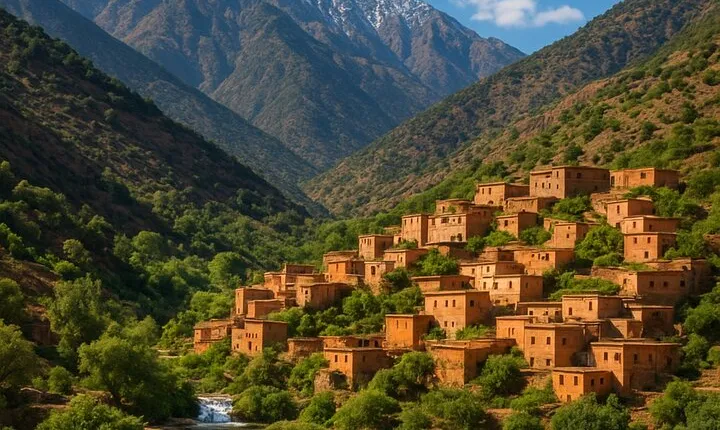 Atlas Mountains & Berber Villages & Waterfalls & Camel Ride Trip