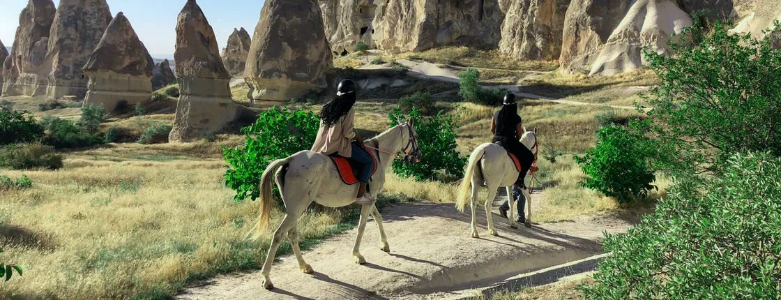 Horse riding experience in Cappadocia's valleys
