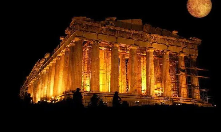 Athens By night Driving tour and Seaside Dinner time