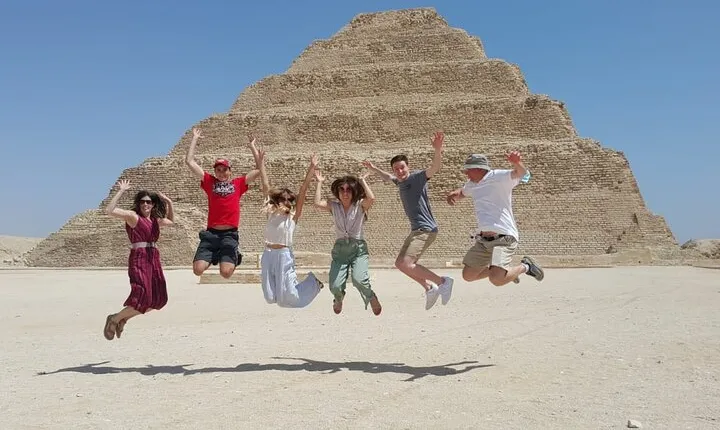 Cairo: Giza Pyramid, Sakkara & Dahshur Full Day Private Tour
