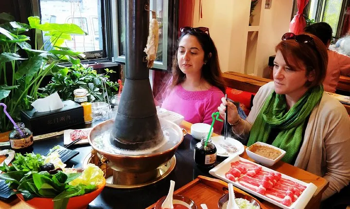 Beijing Private Mongolian Hot Pot Food Hutong Walking Tour