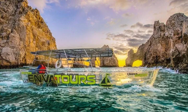 Tours in Cabo, Paseo al Arco and Fin de la Tierra in the only Clear Boat
