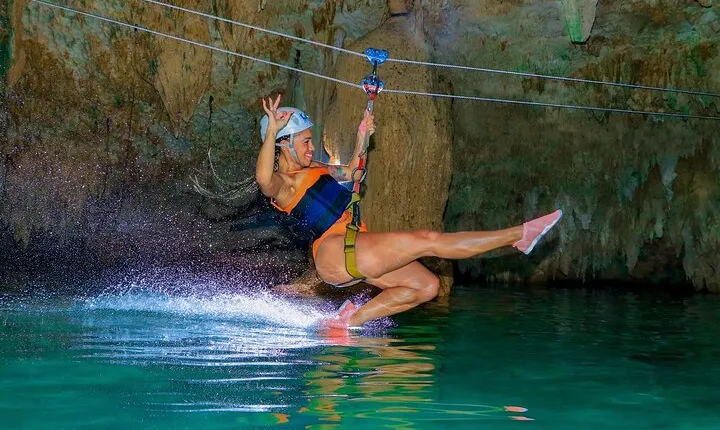 Hidden Cenote Swim, Rappel, Zipline and ATV Outdoor Adventure in Riviera Maya