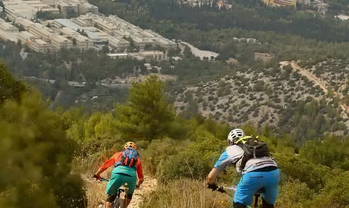 Private Mountain Bike,Trail Ride Tour of Mount Ymittos, Athens.