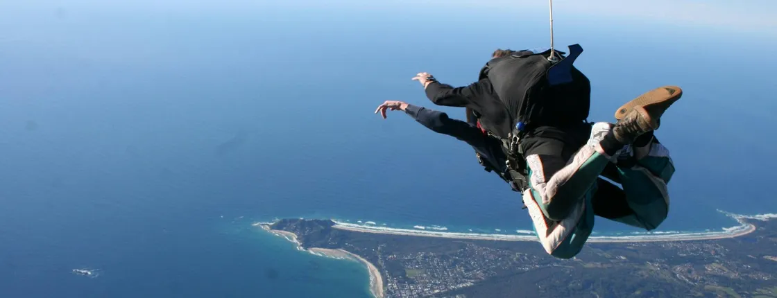 15,000 Ft Weekday Skydive in Bayron Bay with Transfer