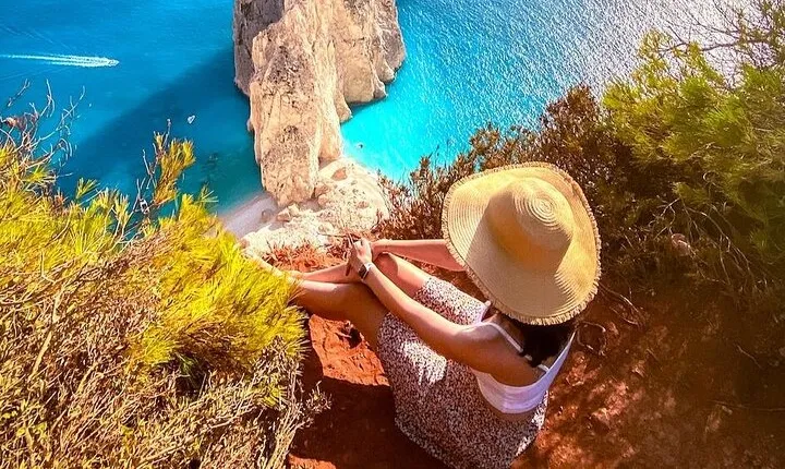 Romantic Sunset in Zakynthos Keri Lake & Myzithres Viewpoint