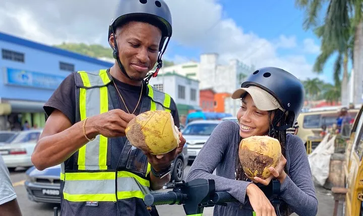 Small Group Guided eScooter Tour of Kingstown City