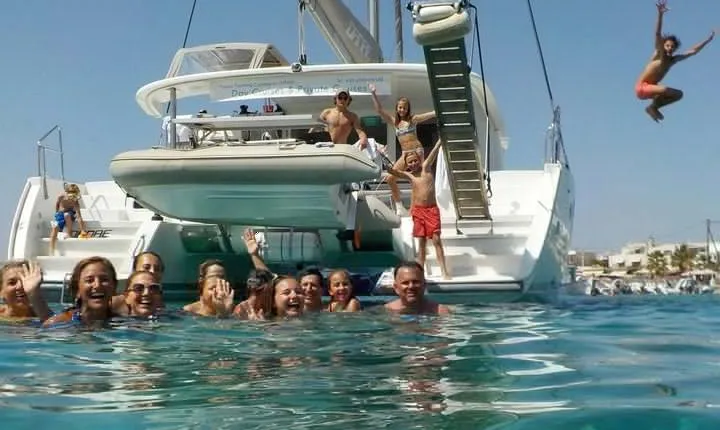 Private Catamaran All-Inclusive Cruise in Naxos