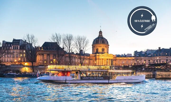 Seine River Evening Cruise with Music and Drink Options