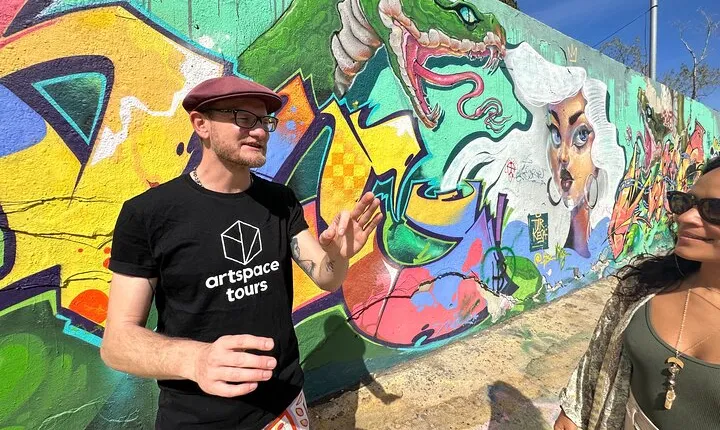 Insider street art tour with exclusive visit to artist studios