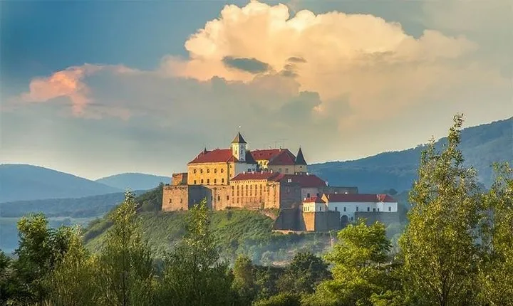 Mukacheve from Lviv including Palanok Castle and Castle Shenbornov Private Tour