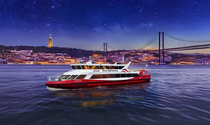 Lisbon Lights Night Cruise Sightseeing Experience