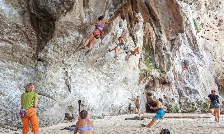 Rock Climbing Courses at Railay Beach Krabi
