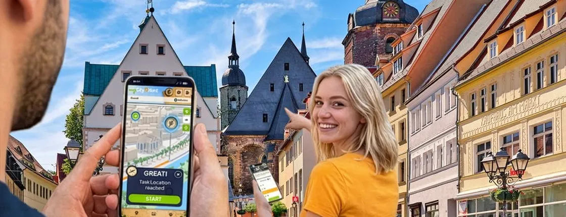 Self-guided digital scavenger hunt in Eisleben