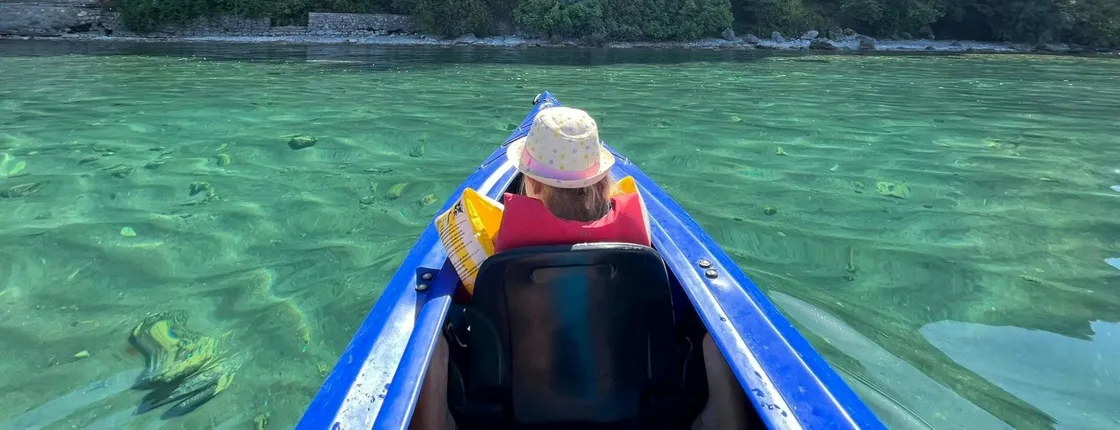 Kayaking with beach BBQ on Lake Ohrid