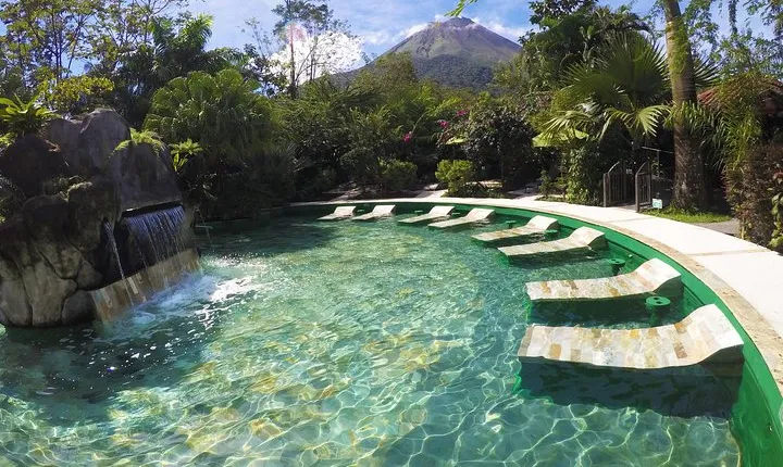 Skip the Line: Mineral Hot Springs Full Day Ticket w/ Optional Lunch or Dinner