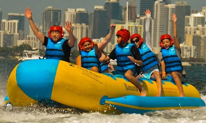 Banana Boat Tubing Ride with Miami Watersports