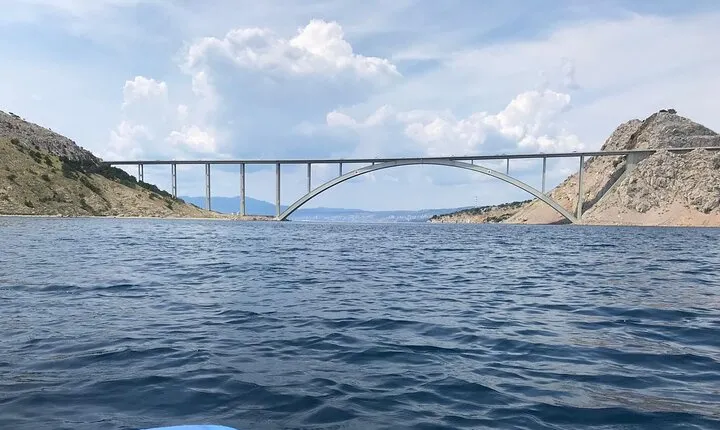 Half-Day Kayaking Experience under Krk Bridge in Omišalj
