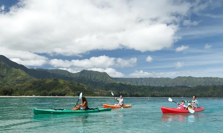 Hanalei Bay Morning Kayak and Snorkel Tour