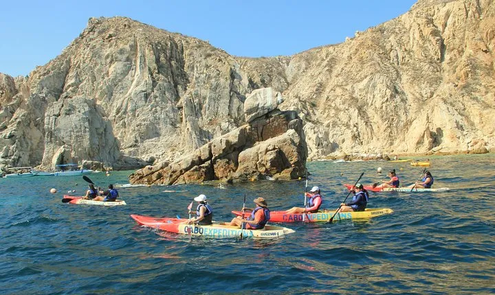 Land's End Snorkel and Kayak Experience! Round Transportation From Los Cabos