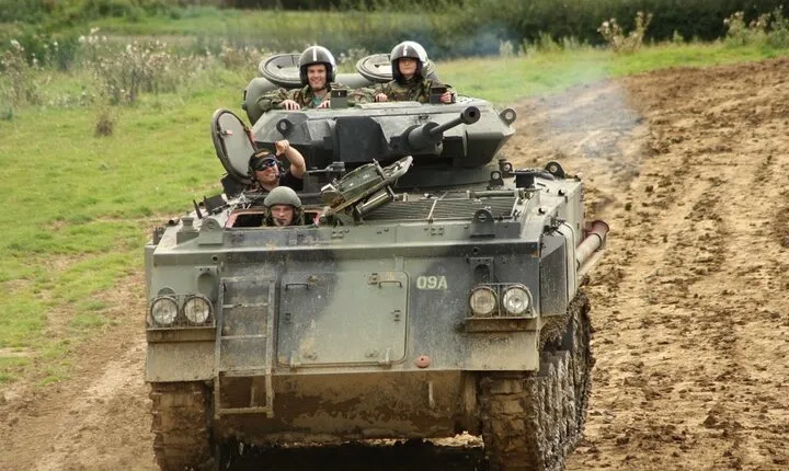 Real Tank Ride In Riga