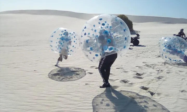 Sand Board and Bumper Ball Experience at the Atlantis Dunes