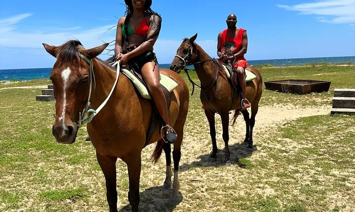 Bamboo Rafting & Horseback Ride n Swim Guided Tour In Montego Bay
