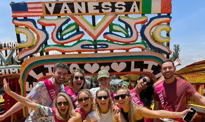 Trajinera ride in Xochimilco