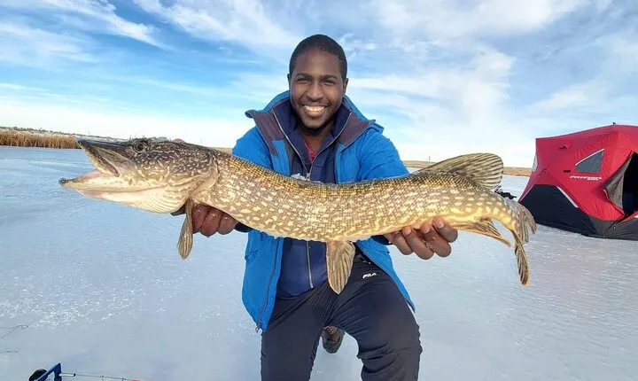 Private All Inclusive Ice Fishing Experience 
