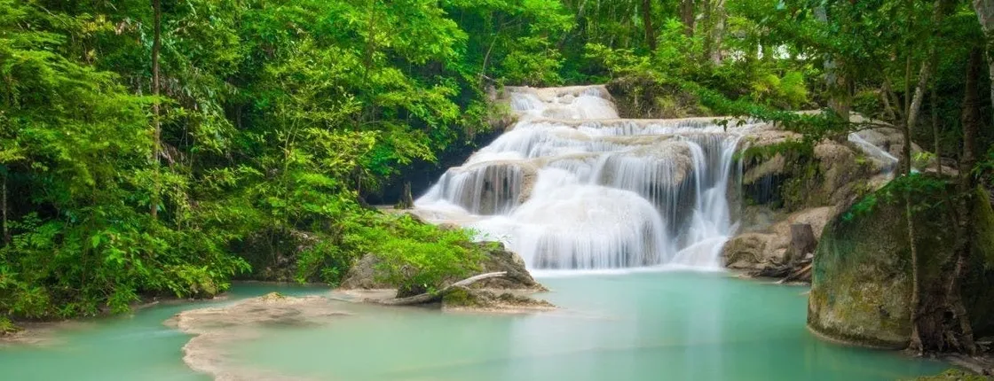 River Kwai and Erawan Falls full-day tour from Bangkok